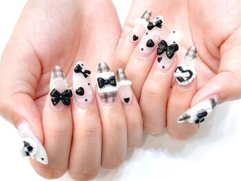 ジェルアート放題★リボン