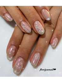 オーロラ雫nail