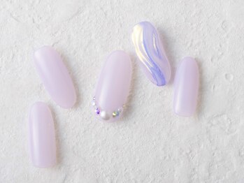 サンミーゴネイル 神戸店(Sunmego Nail)/シンプルうねうねネイル