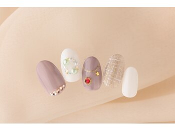 エムスラッシュネイル 本牧店(M SLASH)/ツイード柄ネイル☆