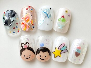 カラ ネイル 中津店(calla nail)/7月ネイル