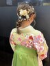 卒業式お支度　着付＋ヘアセット　※電話予約 (0434326651) のみ￥20,000～