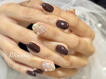 サロン ブルーミー 大井町店(Salon Bloomie)/血豆ボルドーとVカットストーン