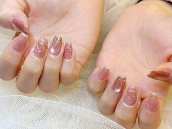 リベレ(LIBELLE)/ピンクグラデ/ワイヤーハート