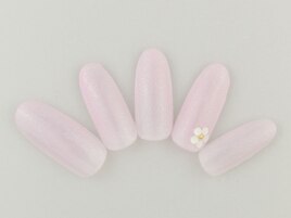 ワンポイント☆フラワーネイル