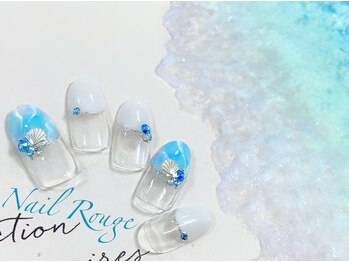 ネイルルージュ(Nail Rouge)/夏ネイル 海ネイル