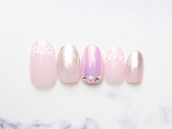 池袋ネイルサロン イイネイル(Ee-Nail)/手描きレースネイル初回￥7500
