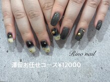 リノ ネイル(Rino nail)/モードなアシメネイル