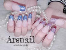 アルスネイル(Ars nail)/ラメフレンチ