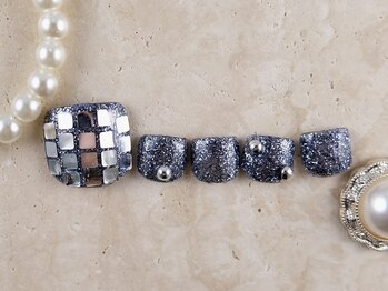 ショコ アンド ラム(Syoko&Lum)/☆ミラーボールネイル☆