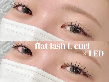 ビオールイースト(Be All east)の写真/軽い着け心地で大人気フラットラッシュはカラーも豊富♪根元から上向きアップワードラッシュやLEDも◎