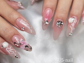 エムユーファイブネイル(MU5-nail)の写真/強度のあるアクリルスカルプで長さ出し!!ギャルだけじゃない【美人系スカルプ】という選択！美フォルム