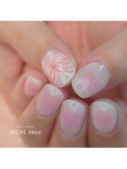 リッシュ ドゥ(RICHE deux)/色鉛筆リボンアート