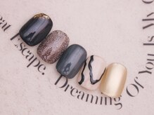 エミュネイル 関内(emunail)/ニュアンス手書きネイル