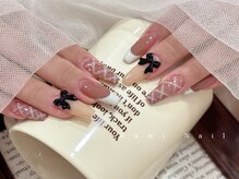 ワンホンネイル 新宿(Rumi Nail)/フレンチ/チェック/リボン/上品
