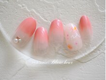 ネイルサロン ブランシュール(Nail Salon Blancheur)/くすみピンクのシアー桜