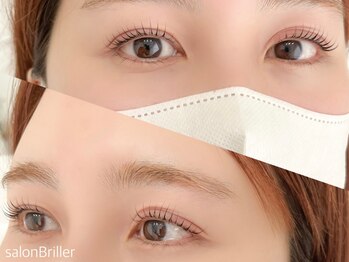 サロン ブリエ(salon Briller)の写真/【目黒/恵比寿徒歩圏内】まつ毛×眉毛のトータルビューティで黄金比デザインを提供♪