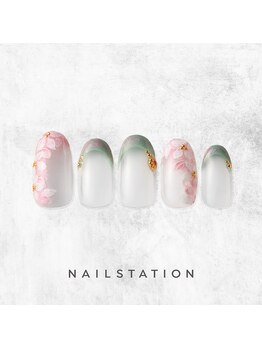 ネイルステーション ルミネ新宿1店(NAIL STATION)/フラワーネイル／パラジェル