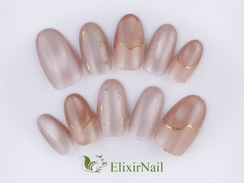 エリクサーネイル 神田(Elixir Nail)/シンプル / クーポン使用