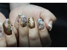 ネイルズ ジュエル(Nails Jewel)の雰囲気（パラジェルベース使用。一層削り施術で自爪を育成！）