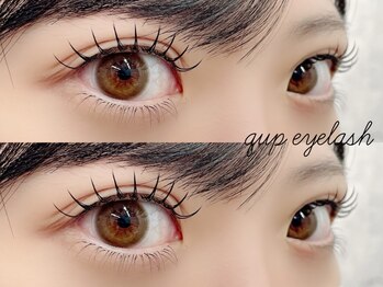 クプアイラッシュ 新宿店(qup eyelash)の写真/トレンドの上下マツエクが大人気◎下マツエクは中顔面短縮効果もあり小顔＆ぱっちりとした可愛い目元に♪