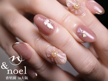 ぷっくりお花ネイル