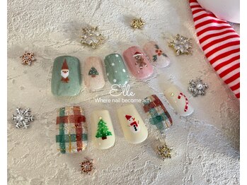エル(Elle)/クリスマスネイル