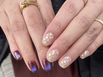 アッカネイル(accanail)の写真/【シンプルデザイン￥6000～】カジュアル、ショートネイル専門◎爪が伸ばせない方もころんと可愛い指先に★