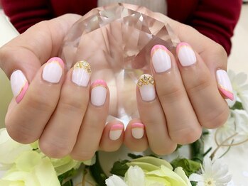 プルミエ ネイル(Premier Nail)/ピンクフレンチ☆マット仕上げ