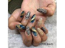 ラブネイル(LOVE NAIL)/★パイソンネイル★