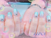 ネイルアンドまつ毛エクステ ルーナ 八王子店/☆ラメグラデーション☆
