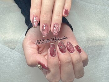 ラベル(La'Belle)/冬の定額アートデザイン