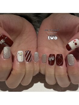 クリスマスネイル