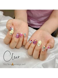 おもちゃ箱ネイル