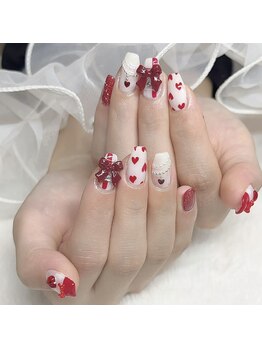 メル バイ ウィリートーキョー(MELL by wellytokyo)/持ち込み チェックネイル