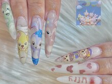 キレイエ ネイルズ(KIREIE NAILS)/手描き キャラクター ガーリー