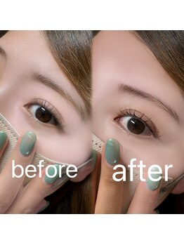 ヴィヴィッド(vivid)の写真/骨格/雰囲気に合わせてあなただけの似合わせデザイをご提案♪
理想の目元へ　まつ毛×眉毛￥9800ー