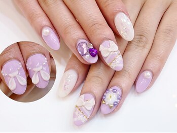 ネイルコレクション ピンク(Nail Collection Pink)/ジェル付放題★レース・うさ耳