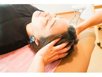 ルピナス(Lupinus)/施術の様子 ドライヘッドスパ