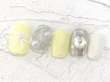 ネイルメゾン 池袋店(NAIL MAISON)/パステルリボンパール￥10550