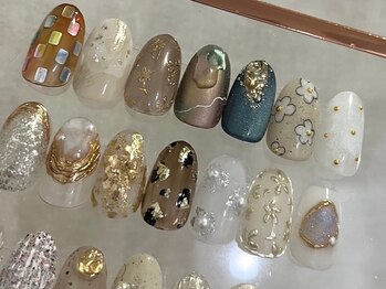 クレール(clair)の写真/＜春にピッタリのデザインを豊富に取り揃え＞この時期にしか出来ないネイルで、お洒落を楽しみませんか♪