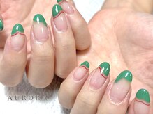 アウロラ 代々木上原(AURORA)/クリスマスカラー　変形フレンチ