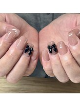 アモ ネイル(amo nail)/¥8000＋追加アート