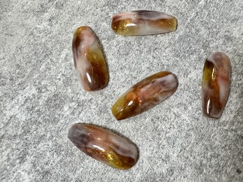 5種から選べるべっ甲ネイル♪