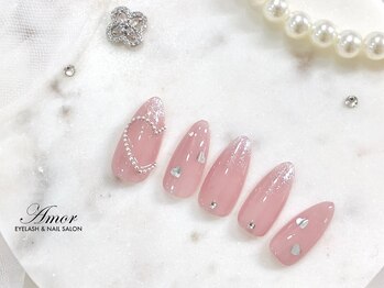 まつげエクステアンドネイルサロン アモル 恵比寿店(Amor)/定額ワンホン韓国ネイル　8900円