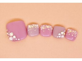 シンプルフットネイル