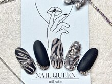 ネイルクイーン(Nail Queen)/ゼブラ埋め尽くしネイル♪￥9900