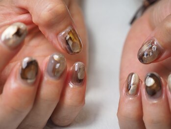 ネイルサロン ユーズ(USE.)/ニュアンスインク秋design