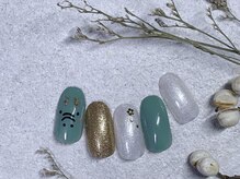 モグネイル(Mogunail)/1.2月定額A 干支ネイル