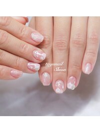 パラジェル入学式春ネイル